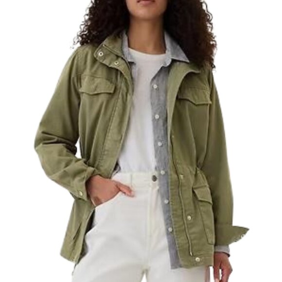 GAP Walden Green Canvas Utility Jacket/NWT/S - Picture 3 of 16